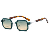 New Retro Hip Hop Small Square Box Exquisite Sun Glasses