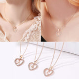 Fashion Trendy Short Clavicle Chain Simple Personality Wave Rose Gold Necklace