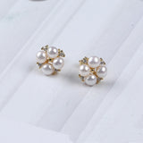 Pearl Stud Earrings Temperament Versatility, Fashion And Personality