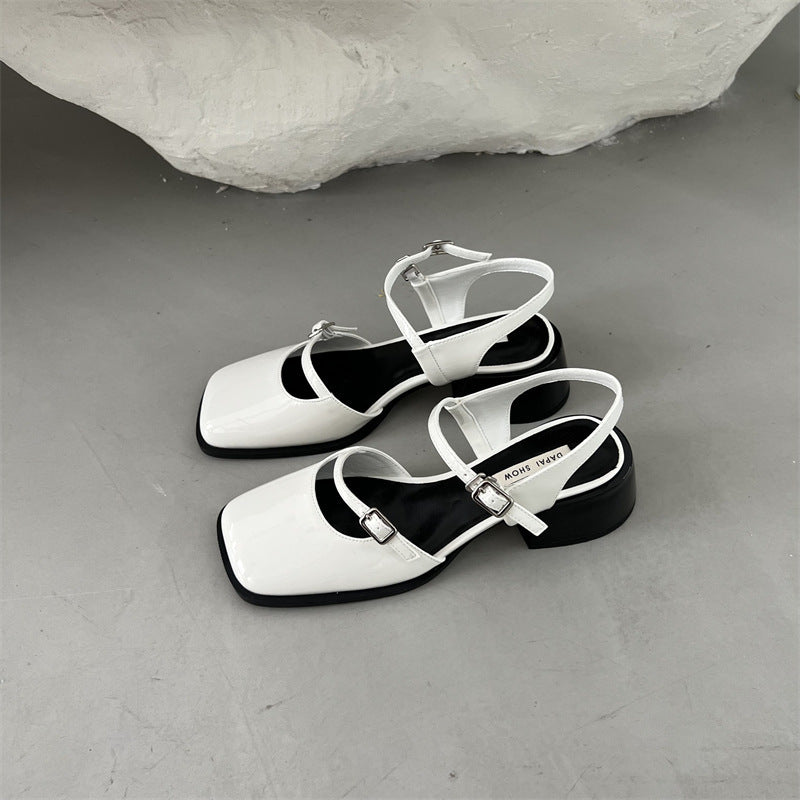Women's French Thick Heels Fashion Sandals