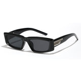 Sunglasses Women's To Make Round Face Thin-looked Black Sun Glasses Advanced Simple