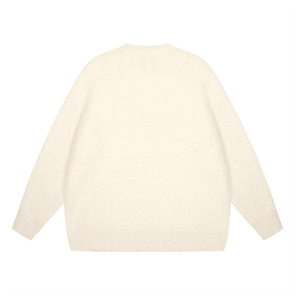 Creative Letters Loose Sweater Men