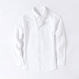 Men's Cotton Oxford Business Casual Long Sleeve Shirt