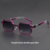 Retro Polygon Exquisite Sun Glasses Women