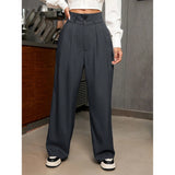 High Waist Drooping High-grade Suit Pants