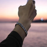 Fashion Personality Cuban Keel Bracelet Men