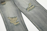 Gradient Washed Ripped Jeans For Men
