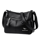 Middle-aged Mom Shoulder Simple All-matching Soft Leather Bag