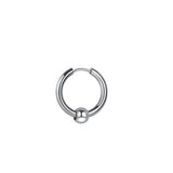 Men And Women Stainless Steel Ear Ring Round Ring Earrings