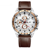 Business Calendar Waterproof Multifunctional Decorative Casual Quartz Watch