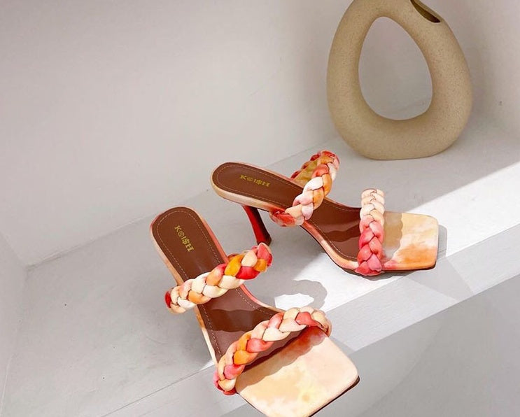 New Style Sandals With Stiletto Heels And Large Size Women's Shoes