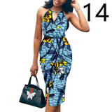 African Ethnic Printed Batik Cotton Fashion Dress