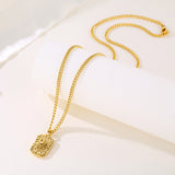 Vintage Eight Awn Star Pendant Necklace