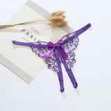 Ladies Fashion Personality Butterfly Embroidered Panties