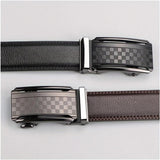 Men Belt Leather Belt For Men With Anti-Scratch Buckle Control Design For Formal Work Or Casual