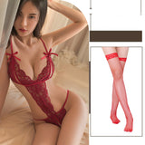 Underwear Women's Sense Sleeping Clothes Convenient Temptation Open Crotch Uniform