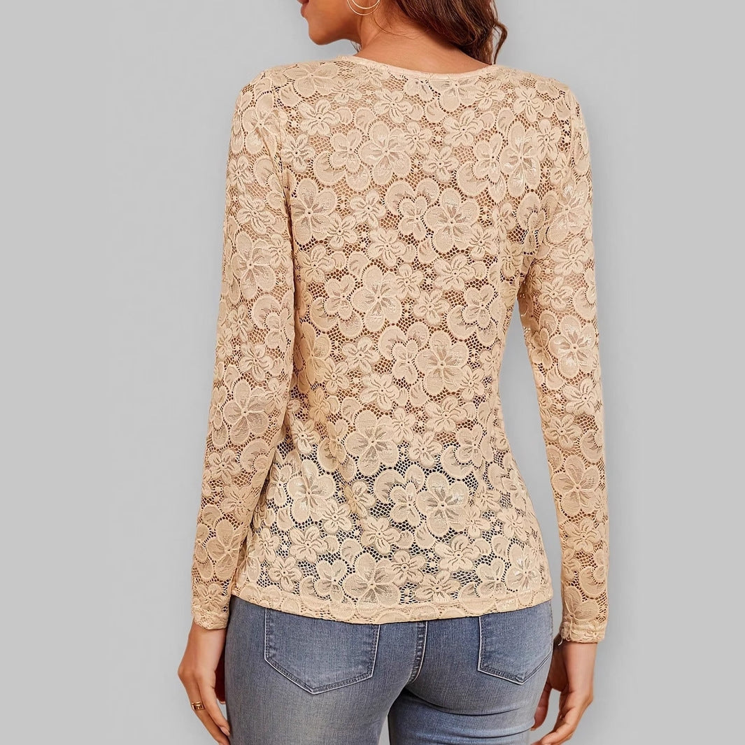 Sexy Personality Slim Fit Long Sleeve Bottoming Shirt Top