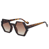 Fashion Polygonal Sunglasses Men's And Women's Cross-border Sun Glasses