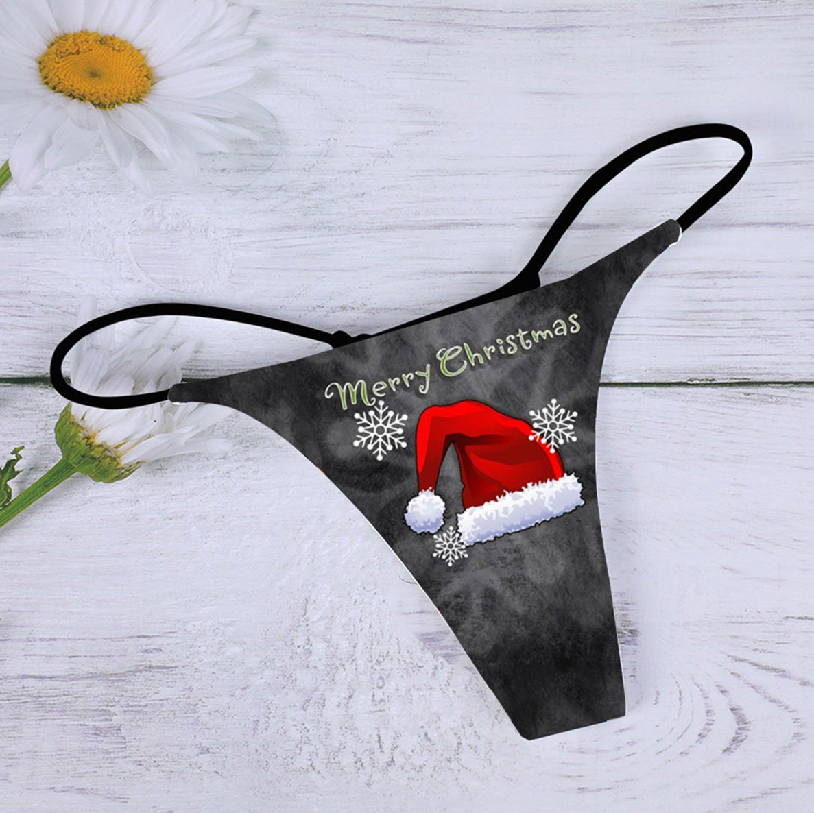 Christmas Print Sexy Ladies Panties