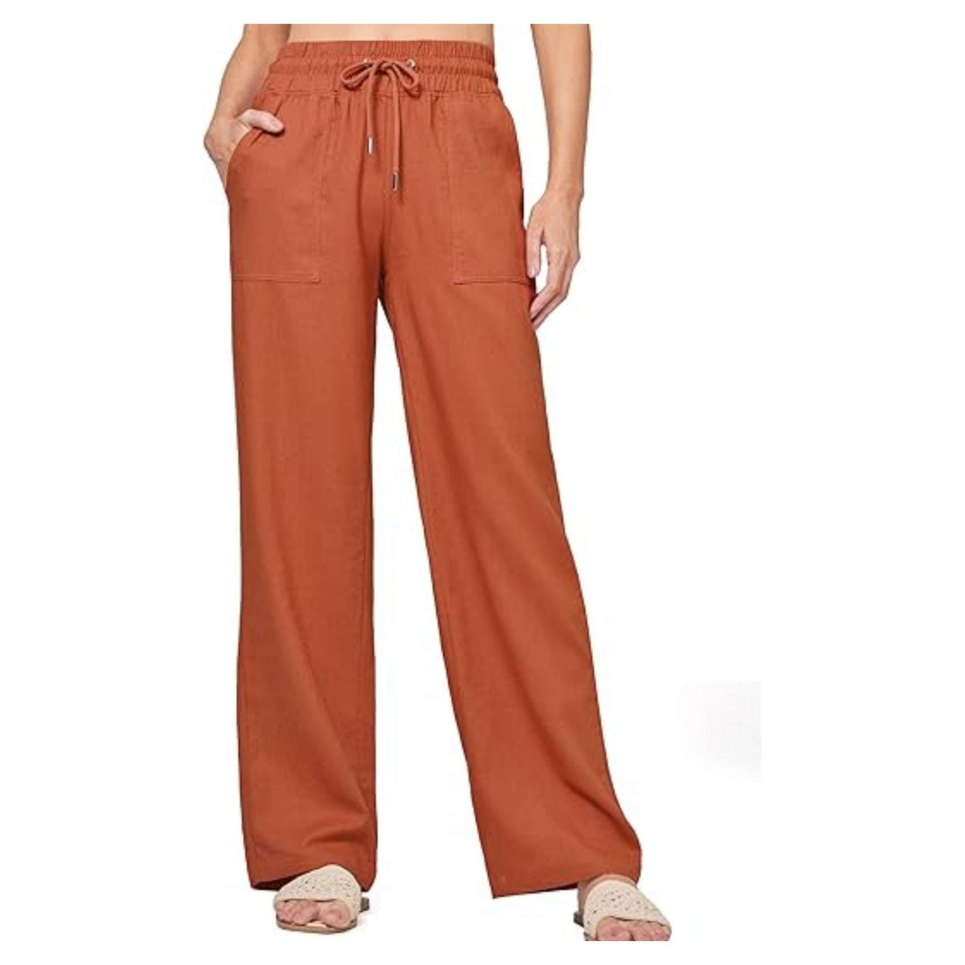 Women's Linen Wide-leg Cotton And Linen Casual Beach Summer Pants
