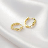 New Trendy Temperament Interwoven Earrings Female Fashion Personality Hemp Rope Earclip Earrings