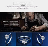 Moissanite Diamond Ring Carat Classic Couple