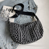 Large Capacity Ethnic Style New Fashion Crossbody Dumpling Bag Women
