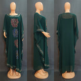 African Women's Loose Robe Heavy Industry Hot Drill Skirt
