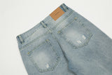 Fashion Wash Ripped Jeans For Men