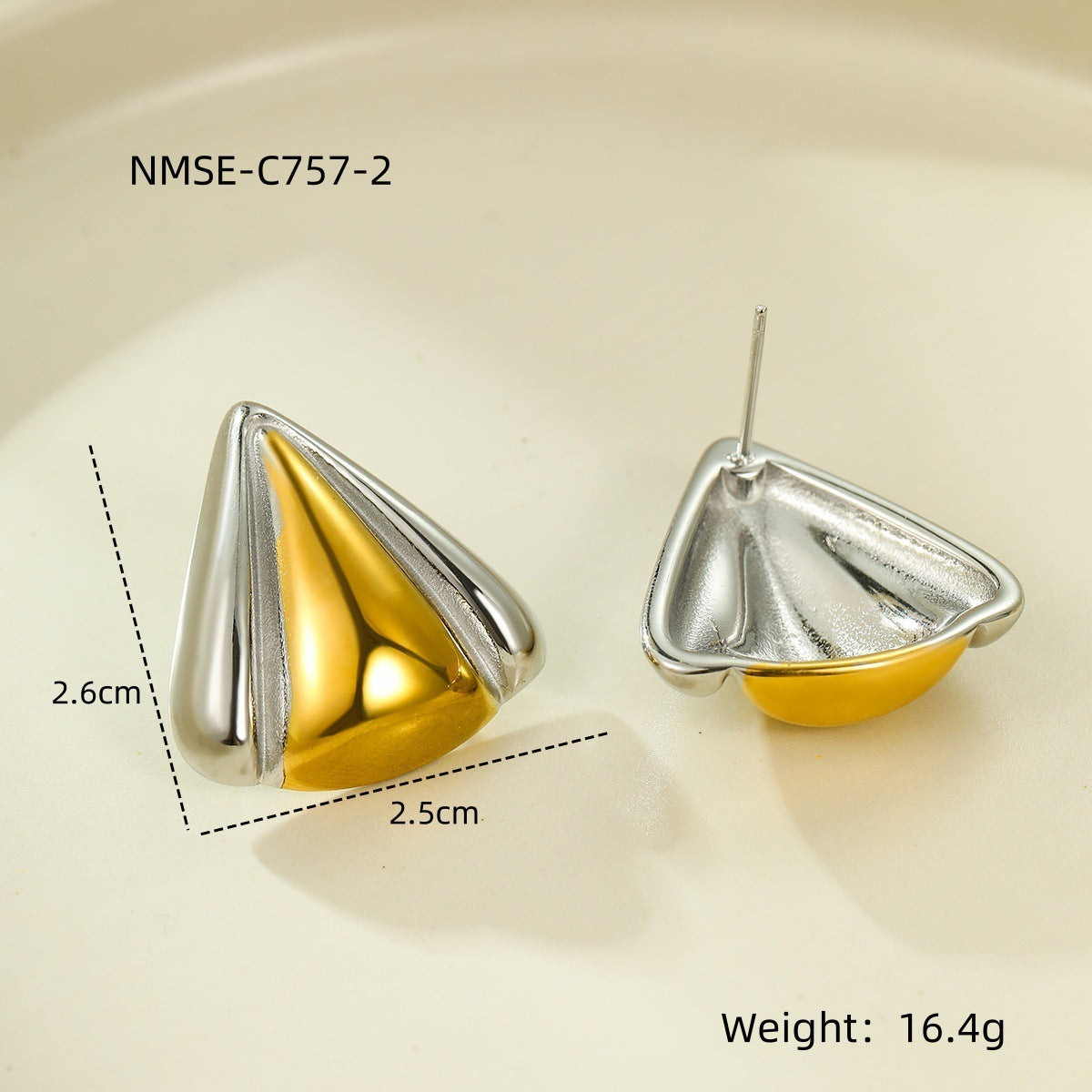 Matching Geometric Design Special-interest Earrings Affordable Luxury Fashion Earrings