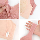 Middle-aged And Elderly Underwear Ladies Underwired Vest-style Plus Size Bra