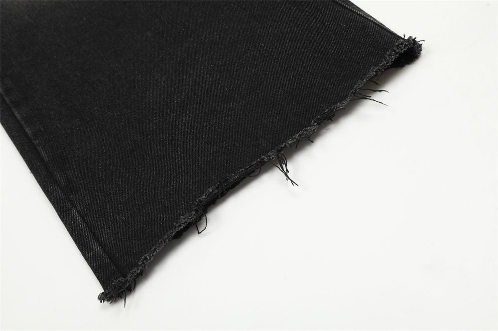 Denim Straight-leg Trousers Loose Men