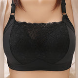 Tube Top Underwear Ladies Underwired Bra Anti-sagging Thin Push-up Adjustable Big Chest Small