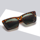 Cat's Eye Large Rim Sunglasses Retro Square Frame Sun Glasses