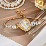 Exquisite Cute Heart Shape Quartz Watch Casual