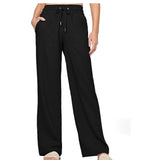 Women's Linen Wide-leg Cotton And Linen Casual Beach Summer Pants