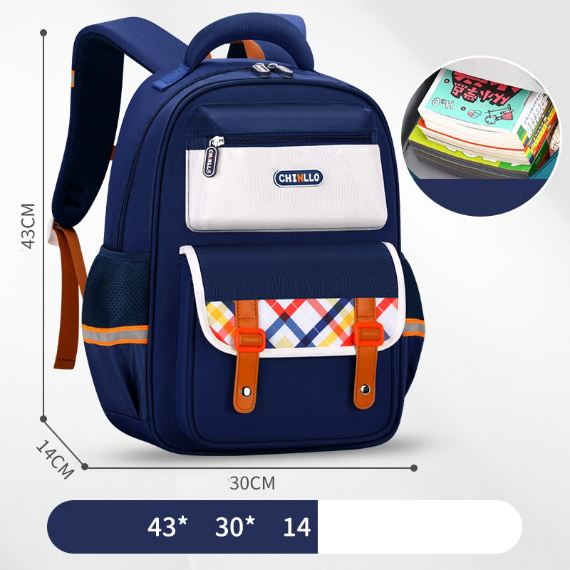 New Trendy Grader Schoolbag - All Kinds Of Schoolbag Students 1-6 Grade Large Capacity Ridge Protection Portable Quality Backpack