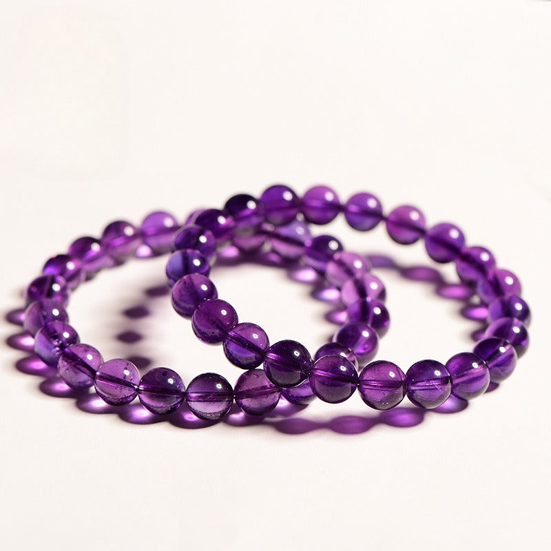 Natural Amethyst Scattered Beads Uruguay Bracelet