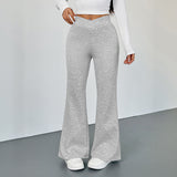 Women's Casual Daily Hot Girl Slim Fit Bootcut Trousers