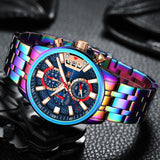 Personalized Waterproof Quartz Watch Magic Color Shell Multifunctional