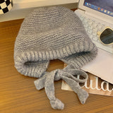 Fashionable All-matching Knitted Woolen Cap Women
