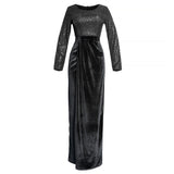 New African Sequined Banquet Evening Dress
