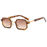 New Retro Hip Hop Small Square Box Exquisite Sun Glasses