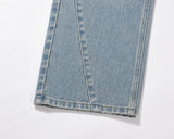 Fashionable White Straight Jeans For Men