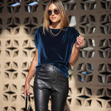 New Velvet Tops For Women From Europe And The US