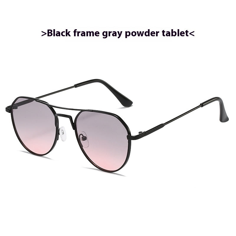 European And American Fashion Retro Metal UV Sun Glasses