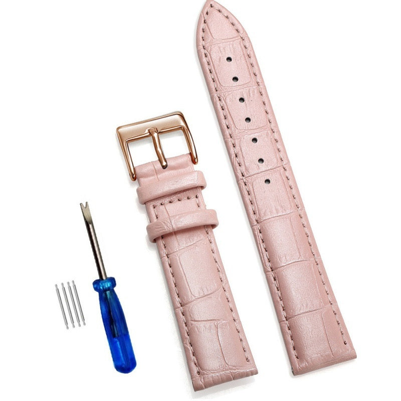 Comfortable Cowhide Genuine Leather Watch Strap