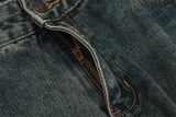Vintage Washed Skinny Jeans For Men