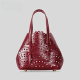 Hollow Carved Tote Bag Shoulder Messenger Bag
