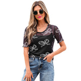 European And American Trendy Thin Sheer Mesh Pullover